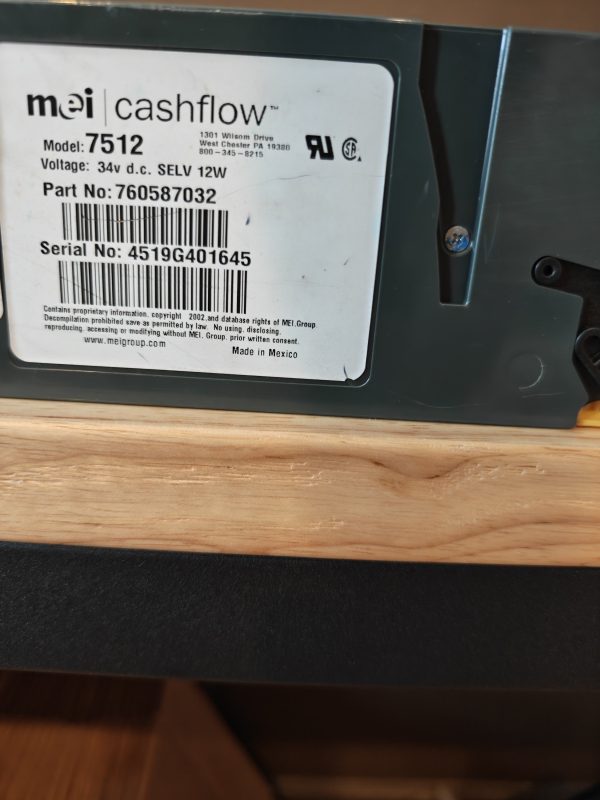 MEI CF 7000 Cashflow Coin Changer 7512 - Image 2