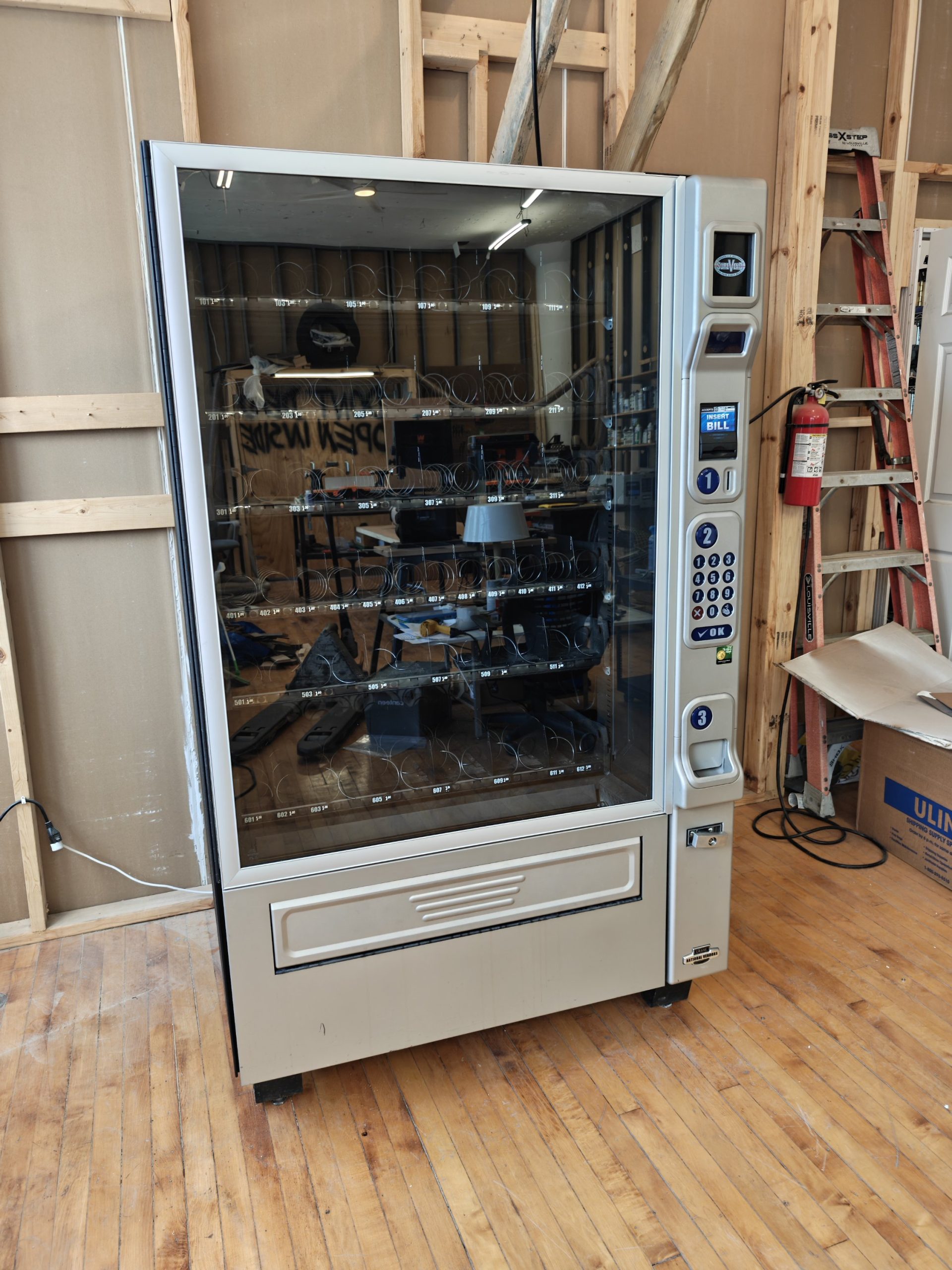 Crane National 181 Snack Vending Machine 6 Wide