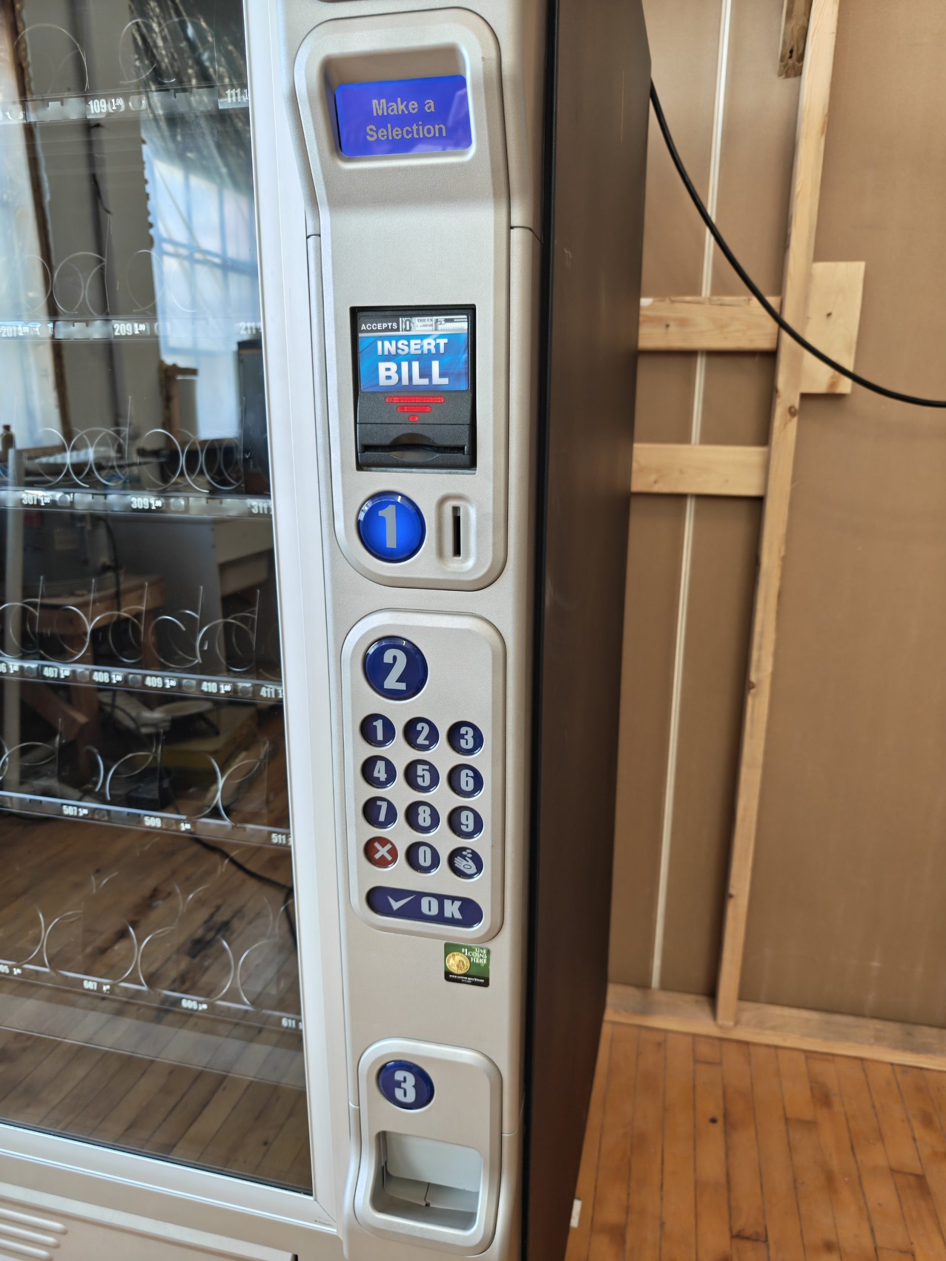 Crane National 181 Snack Vending Machine 6 Wide - Image 3