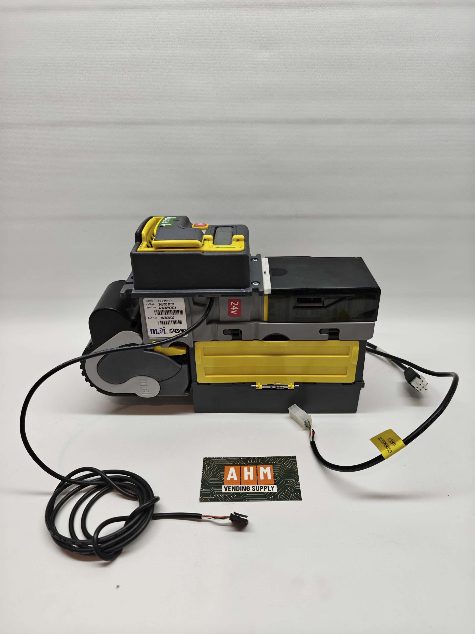 MEI VN 2712 U7 Bill Validator w/ VNR Recycler & 4-in-1 Plus Credit Card Bezel β Used, Tested Working (24V MDB) - Image 4